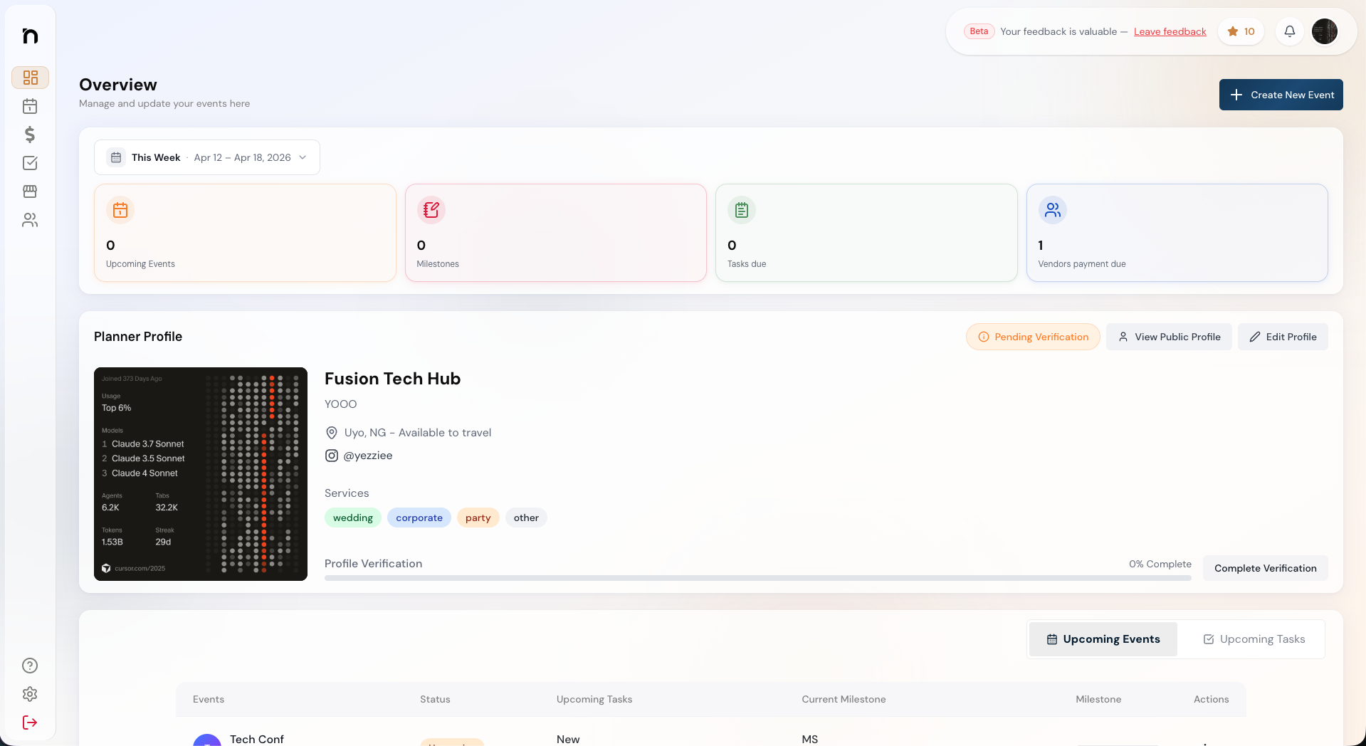 NXTEVNT hover